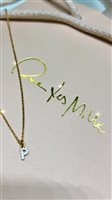 Halskette Rue des Mille Dame Stardust Double in Silber GRZ-011 INIZ P - GRZ-011 INIZ P